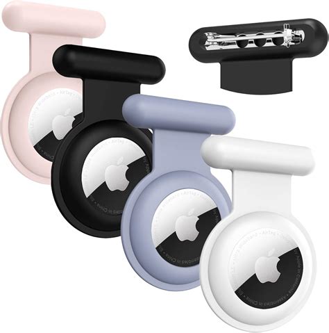 Funda Apple Airtag Holder para niños, paquete de 4 unidades, rastreador GPS, las etiquetas de ...