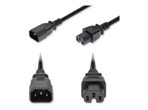 6FT C14 C15 14 AWG BLK PWR CBL - Walmart.com