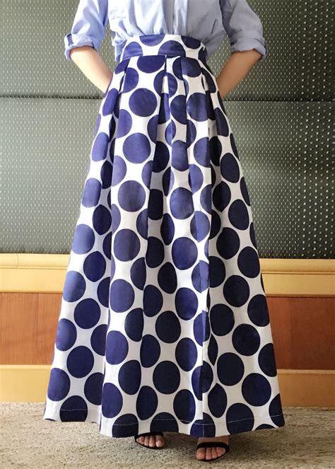 Azbro Women's Color Block Polka Dot Print High Waist Dress ...