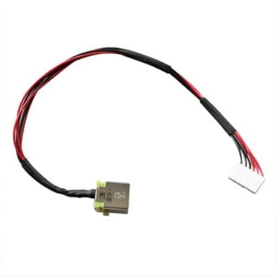 Buy AC DC Jack Power Plug in Charging Port Connector Socket with Wire ...