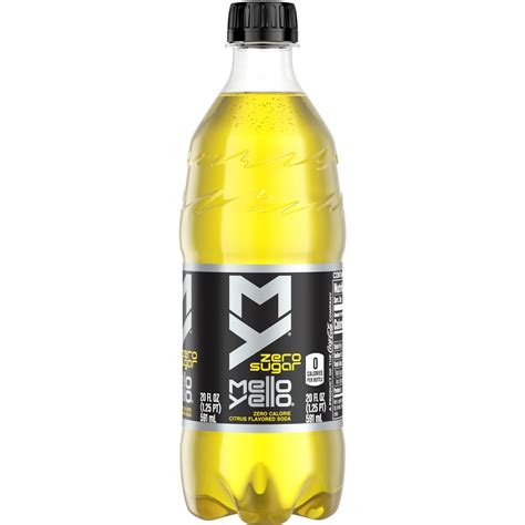 Mello Yello Diet Zero Sugar Citrus Soda Pop, 20 fl oz Bottle - Walmart.com