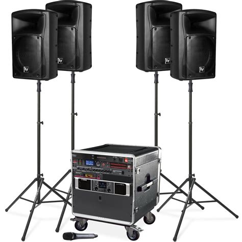 Portable School Sound System with 4 Electro-Voice Loudspeakers, Yamaha ...