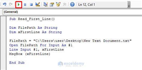 Image result for VBA Read Excel File