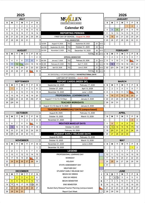 District Calendar Voting | McAllen Independent School District