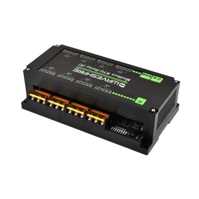 Industrial 8-Channel Modbus RTU Ethernet Relay Module (E) - RS485 Interface