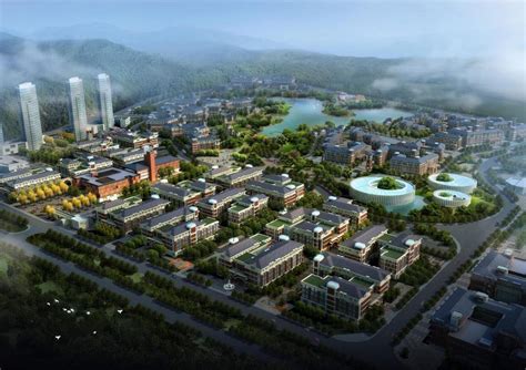 江津金山双福科技园规划3dmax 模型下载-光辉城市