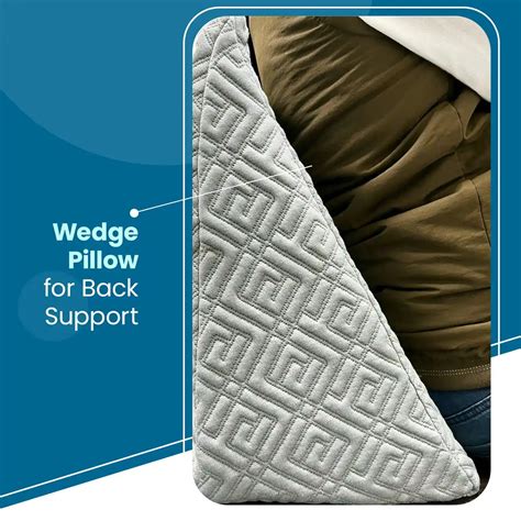 Buy Wedge Pillow | Top Memory Foam Wedge in India – Sleepsia India Pvt Ltd