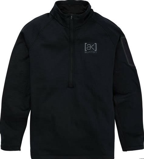 Burton Helium Grid Half-Zip Fleece Mens | Chaquetas de felpa para ...