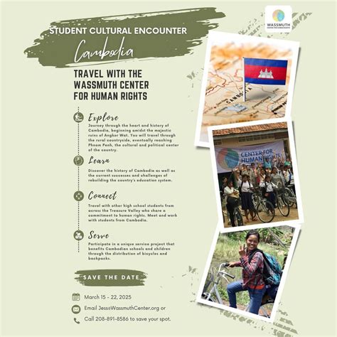 Informational Meeting about the Student Cultural Encounter in Cambodia ...