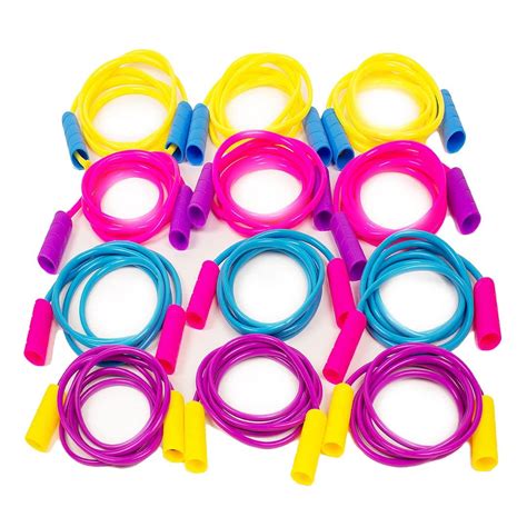 Buy Boley 12 Pack Jump Rope Set - Bundle of Colorful Outdoor Jump Ropes ...