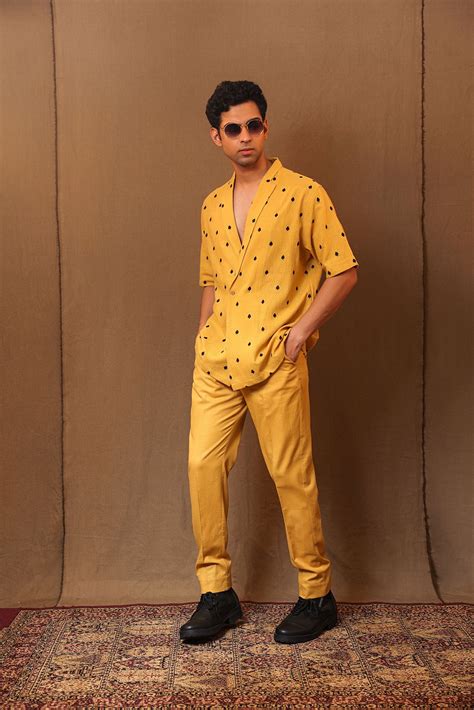 Mustard Straight Pants – Mati