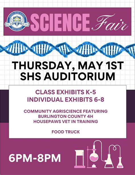 SHS Science Fair, 250 High St, Mount Holly, NJ, 1 May 2025 | AllEvents