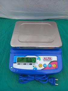ALFA TABLE TOP WEIGHING SCALE 25 Kg Weighing Scale Price in India - Buy ...