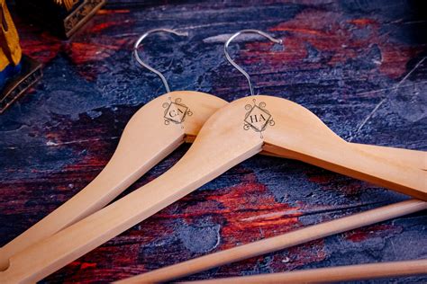 Personalized Clothes Hanger, Custom Maple Clothes Hanger, Engraved Hanger, Wooden Hanger, Bride ...