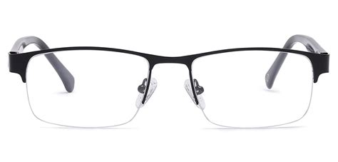 Specsmakers Signa Unisex Eyeglasses Half Frame Rectangle Medium 51 Met ...
