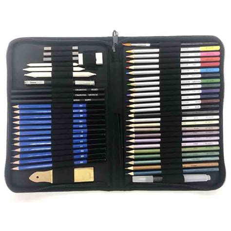 Sketch Drawing Pencil Set, 51 Sketch Color Pencil ... – Grandado