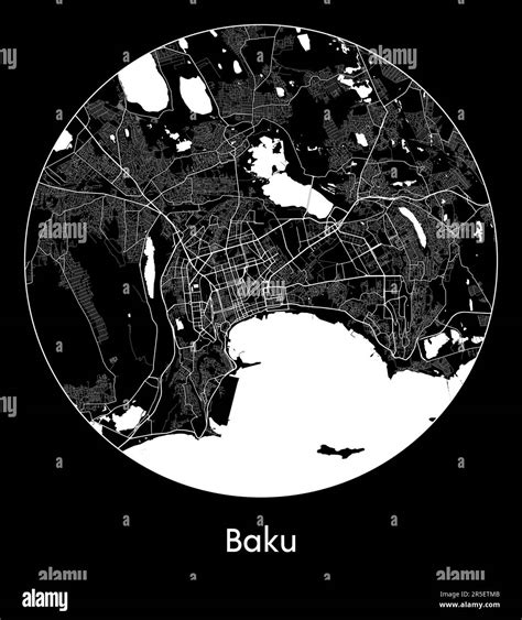 baku azerbaijan world map