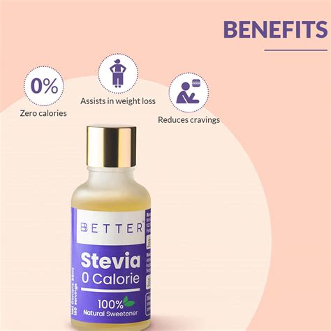 Buy BBETTER STEVIA 30ML DROP 180 SERVINGS Online & Get Upto 60% OFF at ...
