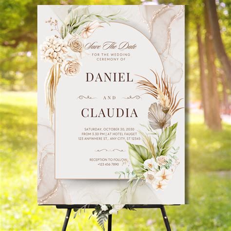 Wedding Welcome Banner - #05 | Chalkboard Banner | Easel Banner – Maags ...