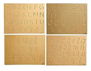 Wooden Tracing Board for Children, Alphabet Tracing Letters for Kids ...