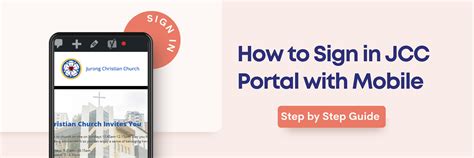 How to Sign in JCC Portal with Mobile - Jurong Christian Church