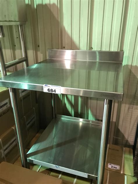 QUEST METAL SMALL STAINLESS STEEL PREP TABLE
