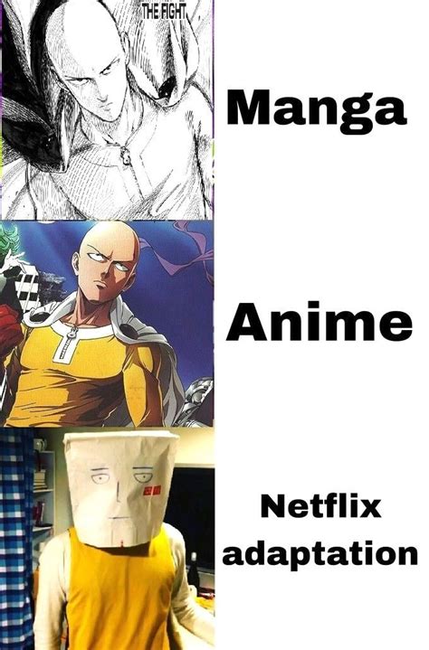 One Punch Man Meme to Serious 的图像结果