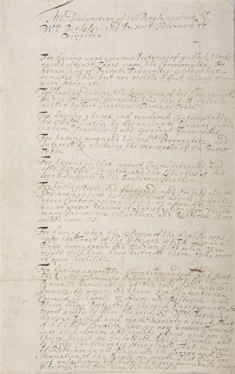 Bacon's Rebellion (1676–1677) - Encyclopedia Virginia