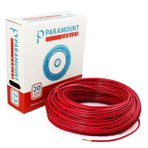 Paramount 0.75 Sqmm Wire 180m Coil (Red) : Amazon.in: Home Improvement