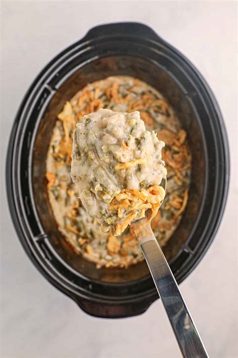 Slow Cooker Frozen Green Bean Casserole at Bryan Riggs blog