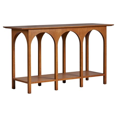 T.H. Robsjohn-Gibbings, "Colosseum" Side Table, Walnut, USA, 1950s For ...