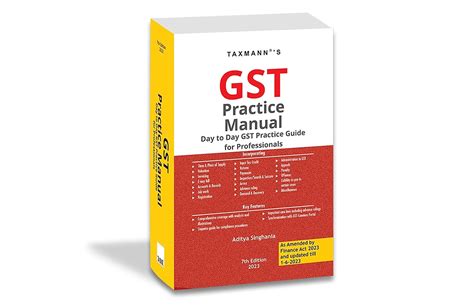 Buy Taxmann Gst Practice Manual [Finance Act 2023] Comprehensive Guide ...