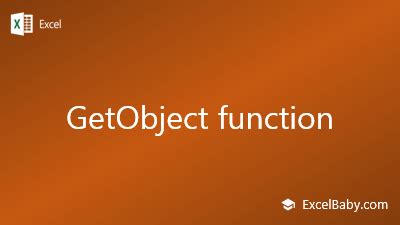 Image result for Object Function in Excel