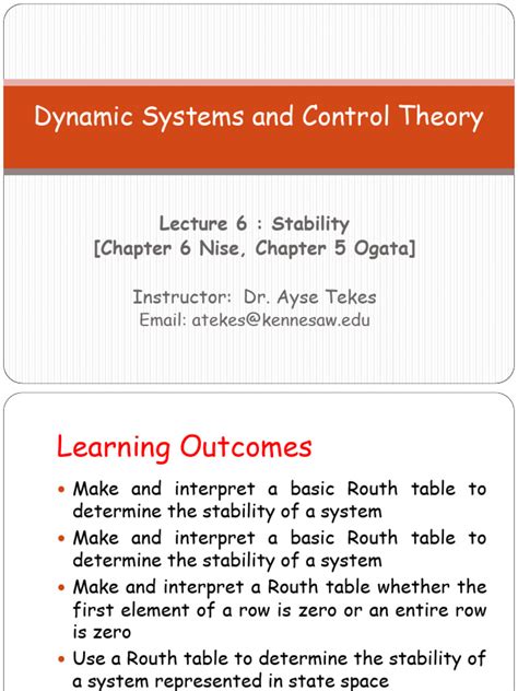 Image result for Stability Theorem