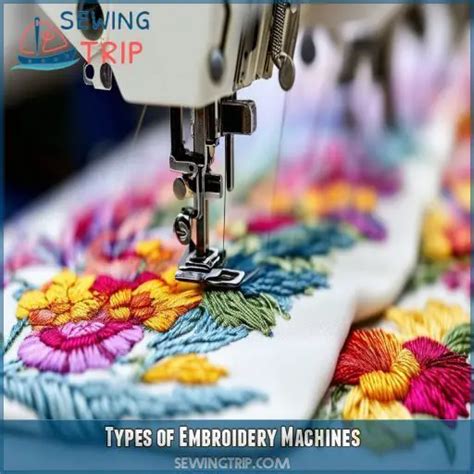 Image result for Embroidery Machine Types