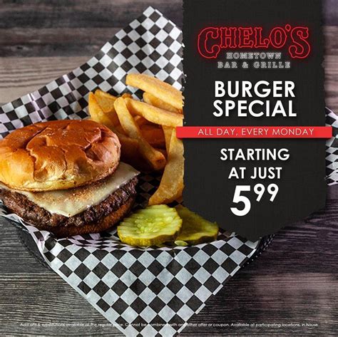 Chelo's Hometown Bar & Grille menus in Woonsocket, Rhode Island, United States