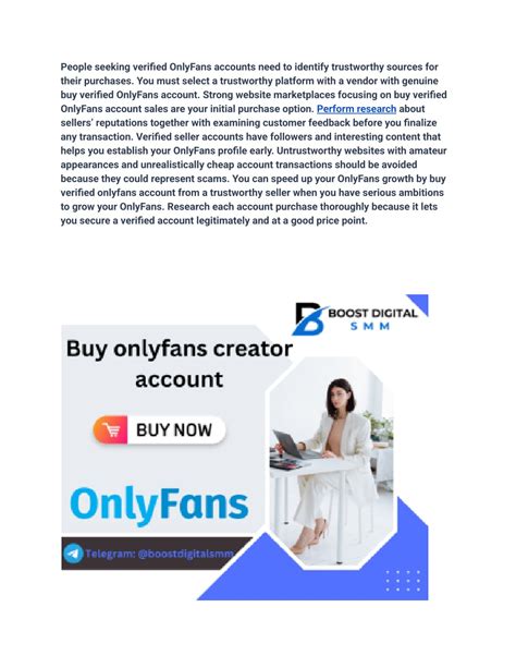 PPT - How to Buy a Verified OnlyFans Creator Account Without Getting Scammed PowerPoint ...