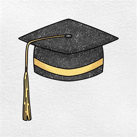 Graduation Cap Drawing Simple 的图像结果