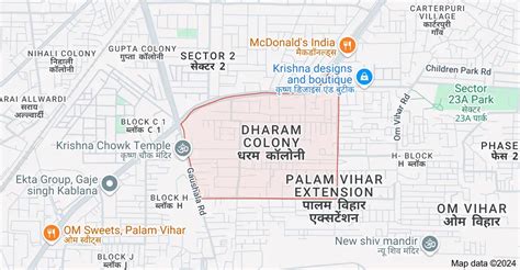 Dharam Colony, Gurgaon - Map, Pincode, Property Rates, Photos & Reviews ...