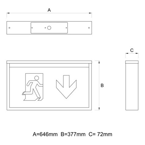 BIM objects - Free download! BIG ONE - Emergency signalling luminaire ...