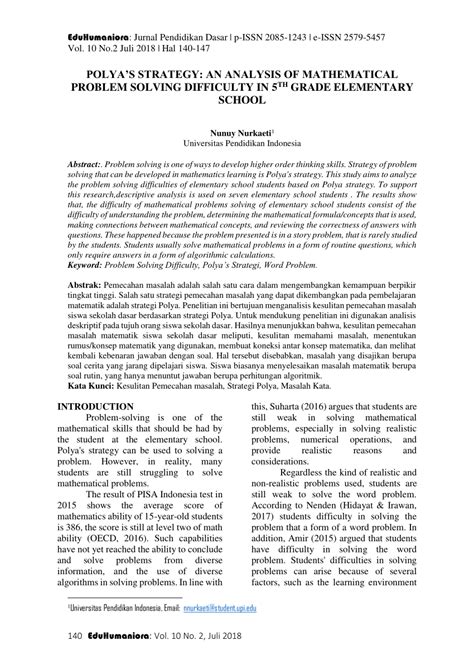 Image result for Polya's Problem Solving Strategies