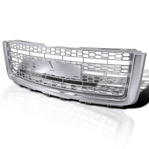 Buy Spec-D Tuning Front Mesh Grill Honeycomb Hood Grille Chrome ...