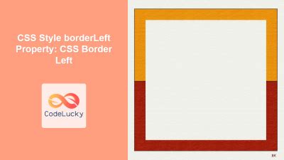 Image result for Left Border without Box in HTML