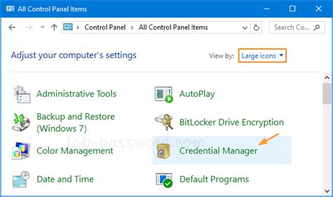 Image result for Windows Credentials Generic Credentials