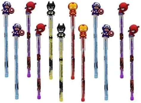 Taufa Villa Designer Bullet Pencils Avenger Superhero Stacking Pencil ...