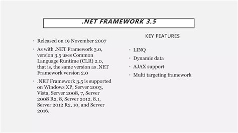 Image result for .Net Framework Versions