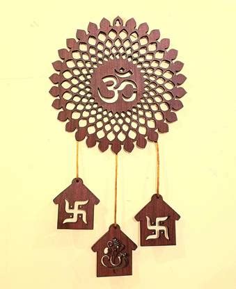 SK PARO Wood om wall hanging and wall decor Price in India - Buy SK ...