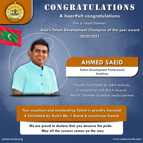 Maldives Awards - Powered by Asia Awards