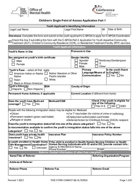 Fillable Online Navigating Services For Children & Families Fax Email ...