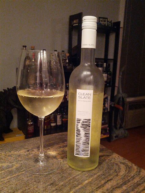 Clean Slate 2013 Riesling: A Review : wine